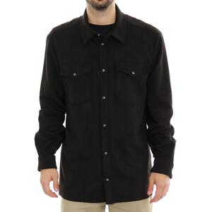 CAMICIA SCAMOSCIATA NERO